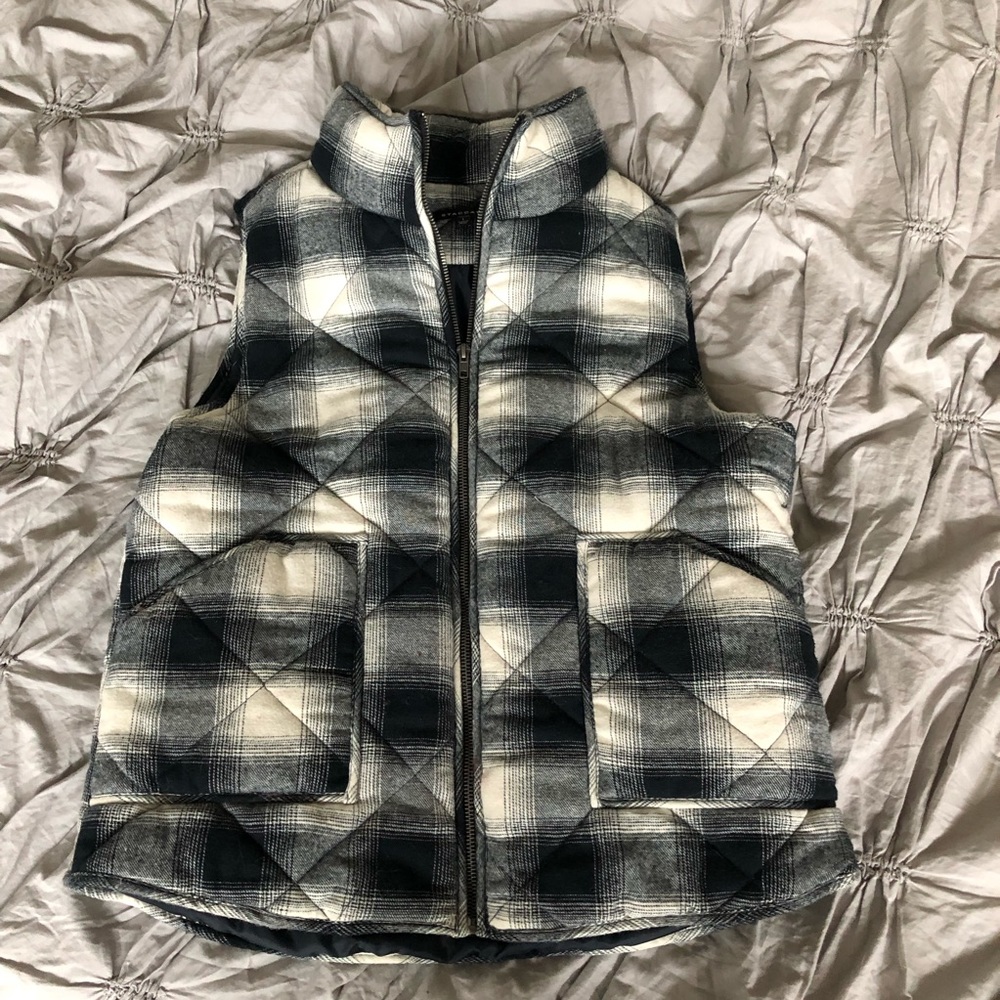 Plaid Vest